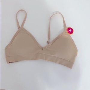 Tan mini bralette